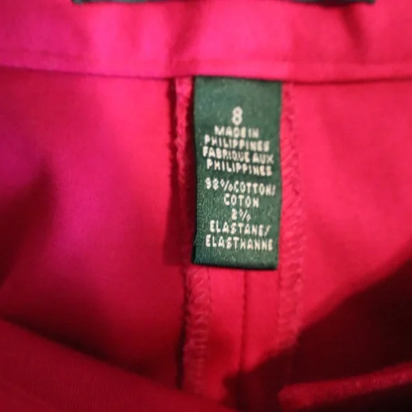 Lauren Ralph Lauren Pink Pants Size 8 - Picture 2 of 6